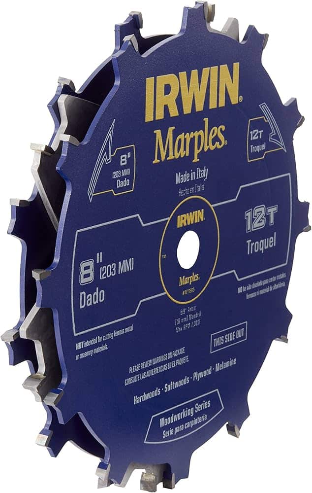 IRWIN Dado Blade Set, Stacked, 8-Inch (1811865) - Dado Saw Blades - Amazon.com