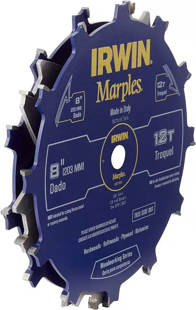 IRWIN Dado Blade Set, Stacked, 8-Inch (1811865) - Dado Saw Blades - Amazon.com