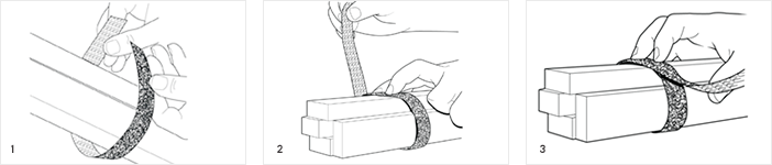 One-Wrap Tie Rolls