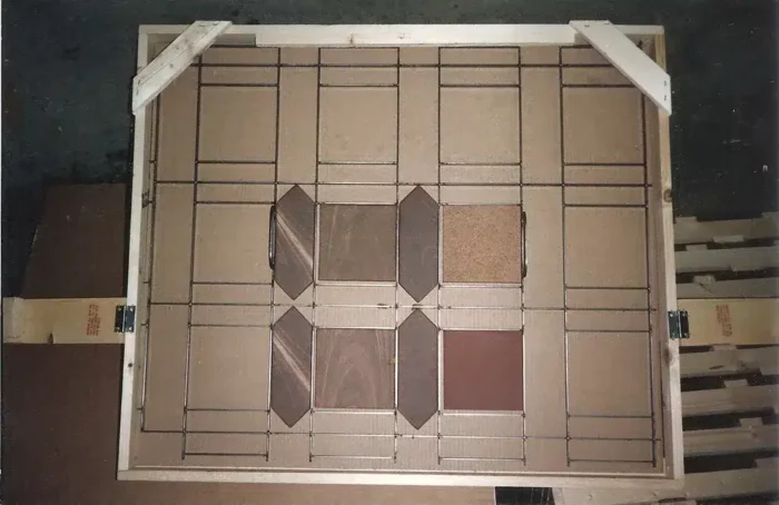 Quarry tile rack
