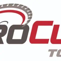 ProCut Tool logo with speedometer design representing precision and quality for industrial cutting tools.