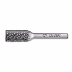 Cylindrical Shape Double Cut Carbide Burrs with End Cut