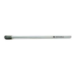 Extended 6” Cylindrical Shape Double Cut Ball Nose Carbide Rotary Burrs