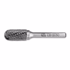 Cylindrical Shape Ball Nose Carbide Rotary Burrs