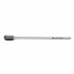 Extended 6” Cylindrical Shape Double Cut Ball Nose Carbide Rotary Burrs