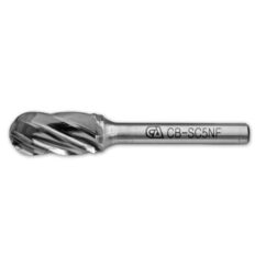 Cylindrical Aluminum Cut Ball Nose Carbide Rotary Burrs