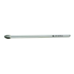 Double Cut Oval Tungsten Carbide Burr 6" Shank