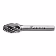 Oval Egg Shape Aluminum Cut Solid Carbide Rotary Burrs for Metal/Wood