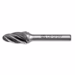 Aluminum Cut Arch Ball Nose Carbide Rotary Burrs