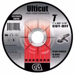 Ulticut T27 Depressed Center High Performance Thin Cut Off Wheels