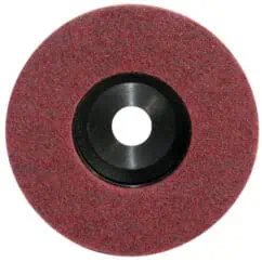 Steel cut-off wheel for metal cutting, abrasive grinding wheel, industrial tool accessory, red grit disc, high-performance cutting wheel for metal fabrication.