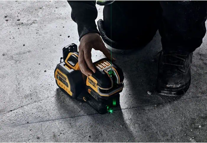 Laser distance meter technology for construction measurement and site surveying.