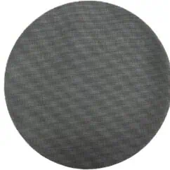 Microelectronics silicon wafer with intricate dot pattern for semiconductor manufacturing.