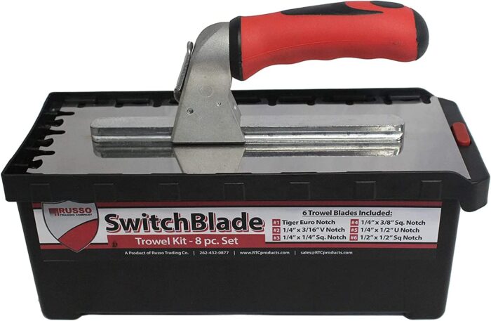 SWITCH BLADE TROWEL 8 PC KIT IN THE BOX
