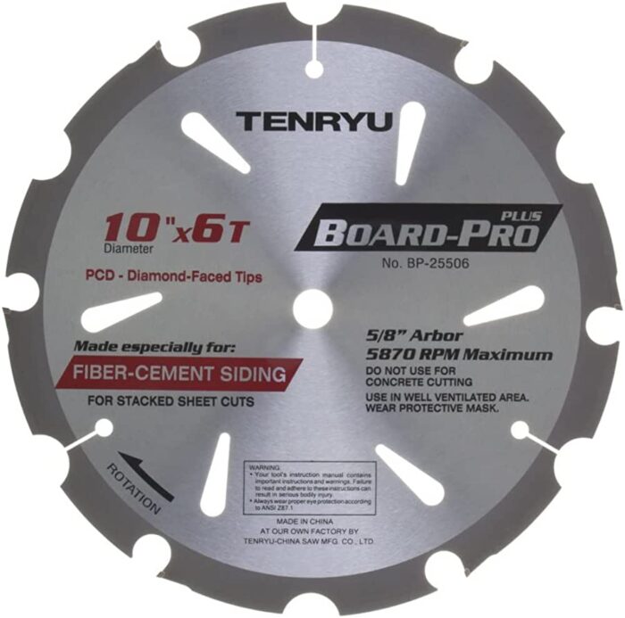 TENRYU BOARD PRO POLY CRYSTALLINE 10 INCH 6 TOOTH