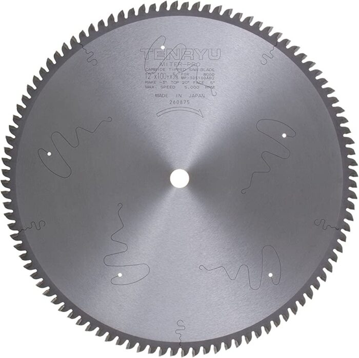 TENRYU MITER PRO PLUS 12 INCH 100 TOOTH 5 EIGHTS ARBOR