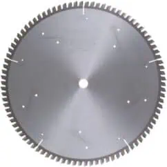 High-speed circular saw blade for cutting, durable steel construction, precision teeth design, ideal for industrial and woodworking applications.