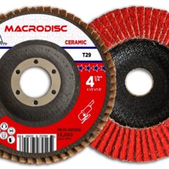 4 and a half CERAMIC T29 120 Grit Type 29 Center Hole Ceramic Standard Abrasive Flap Disc Grinding Wheel
