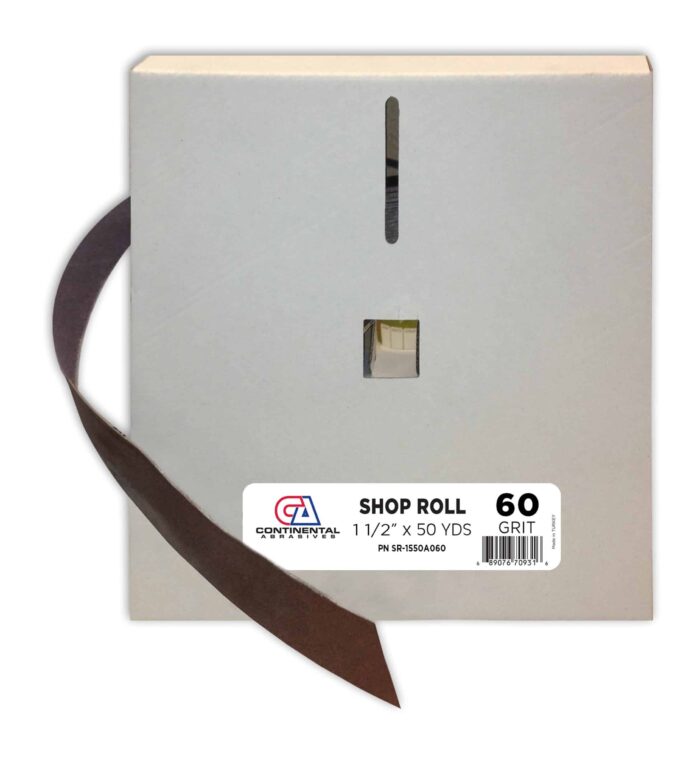 ALUMINUM OXIDE SHOP ROLLS one and a half inch