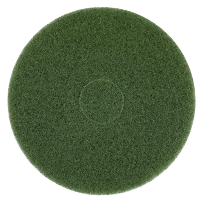 Bear-Tex Green Super Scrub AO Medium Grit Non-Woven Round Floor Pad