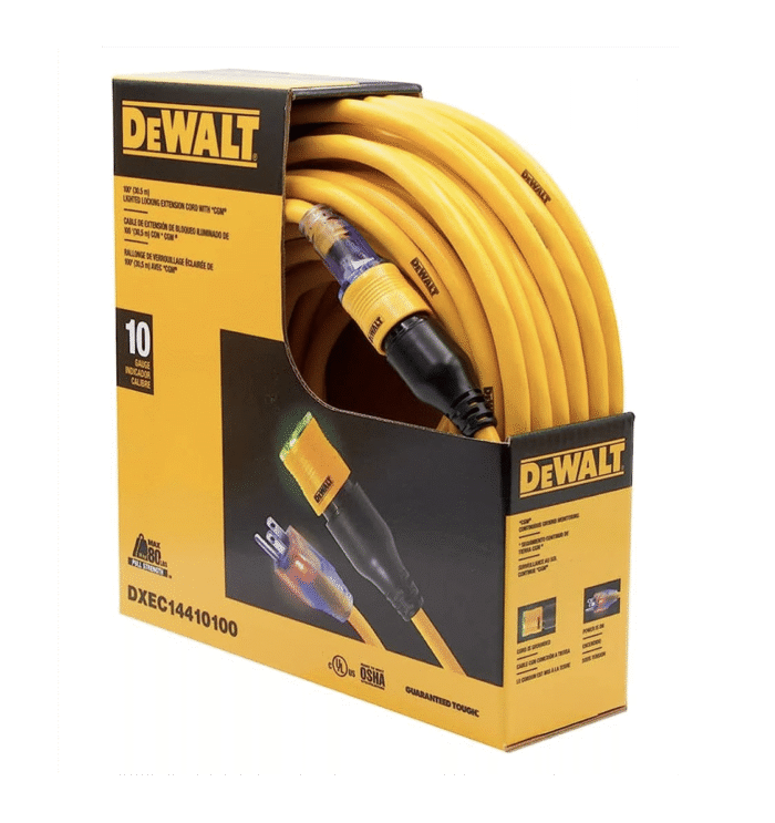 DEWALT LOCKING LIGHTED CORDS BOXED