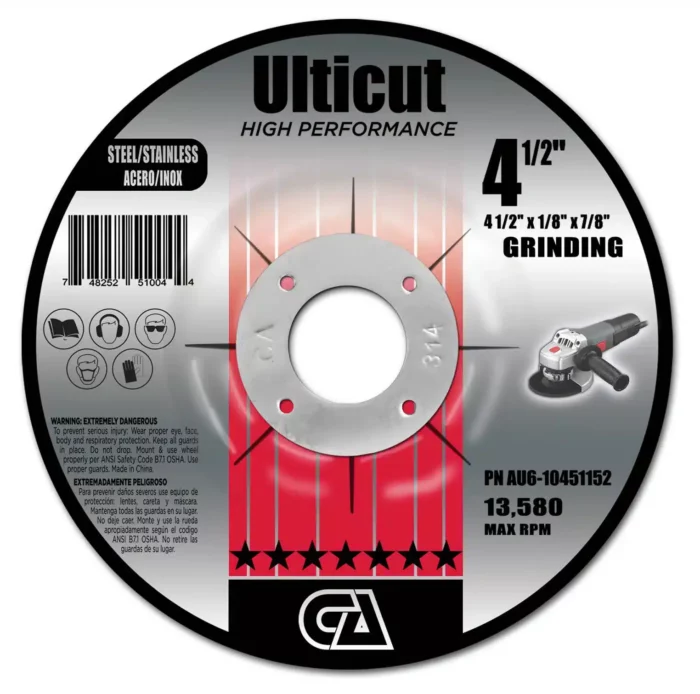 Depressed Center Cutting and Grinding Wheel For Metal Pipe Cutting