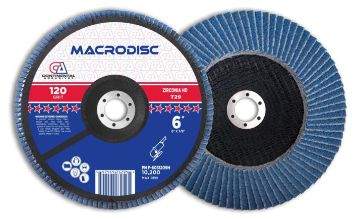 F-6031209H 120 Grit Type-29 Jumbo Premium High-Density Jumbo Zirconia Flap Disc For Grinding