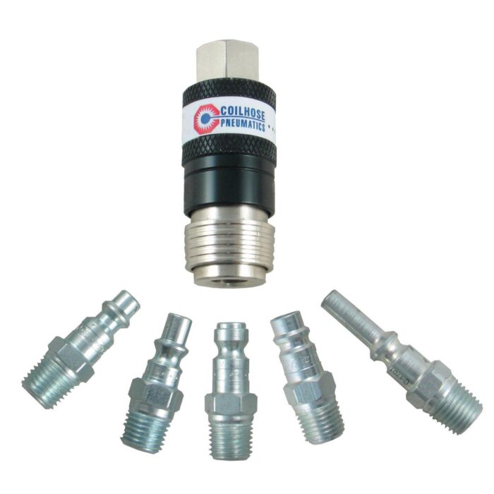 FLEXEEL COILHOSE 5 IN 1 COUPLERS QUARTER INCH 150USE