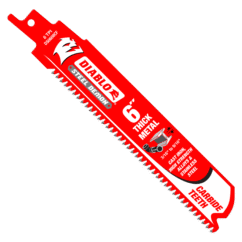 FREUD CARBIDE THICK METAL RECIP BLADES 6 INCH