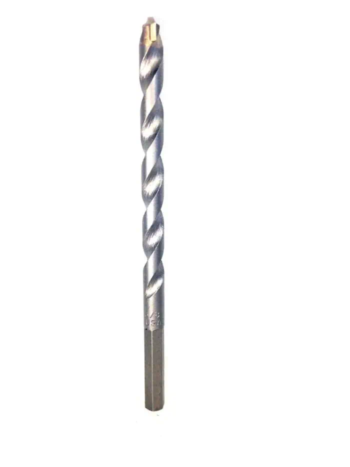 High-quality drill bit with twisted flutes, ideal for precision drilling and industrial applications. Made of durable steel for efficient cutting in various materials.