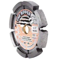 Tuckpoint Blades for concrete and mortar removal, featuring a 1/2 inch width and sturdy construction, ideal for professional masonry and tile work.