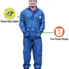 Heavy duty zipper safety cover for protection.