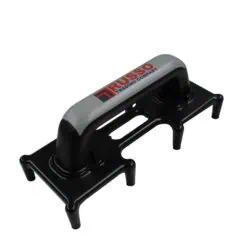Heavy-duty industrial pipe coupling clamp with T-TRUSS branding, designed for secure piping connections, durable construction, and reliable performance in construction and manufacturing.
