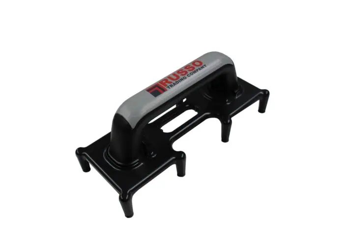 Heavy-duty industrial pipe coupling clamp with T-TRUSS branding, designed for secure piping connections, durable construction, and reliable performance in construction and manufacturing.