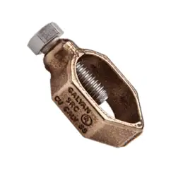 A pipe fitting component with a threaded end, used in plumbing and industrial piping systems.