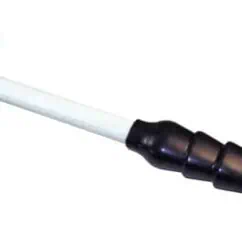 High-strength rubber mallet for industrial and construction use, featuring a durable black rubber head and ergonomic handle for effective impact and precision.