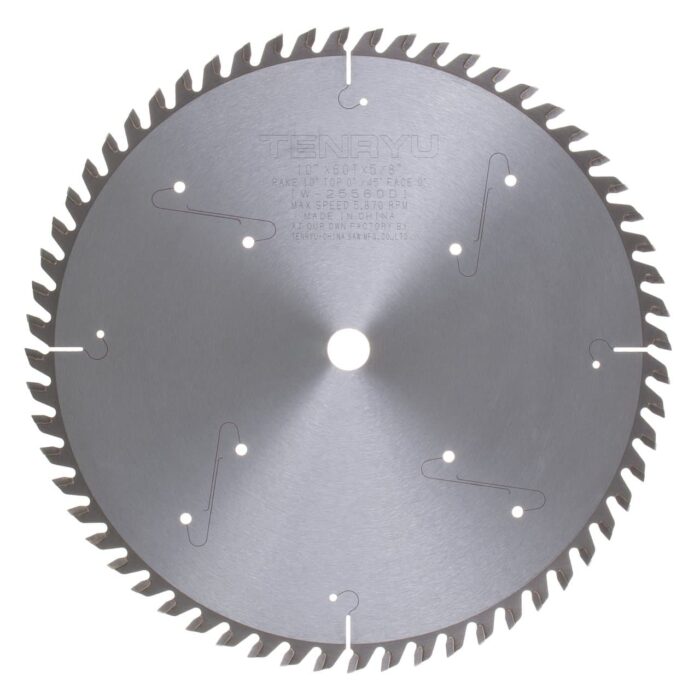 TENRYU INDUSTRIAL FOR TABLE SAWS 10 INCH 60 TOOTH TCG GRIND