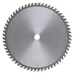 Precision circular saw blade for woodworking and industrial cutting applications. Features detailed engravings and a sharp, durable cutting edge for efficient performance.