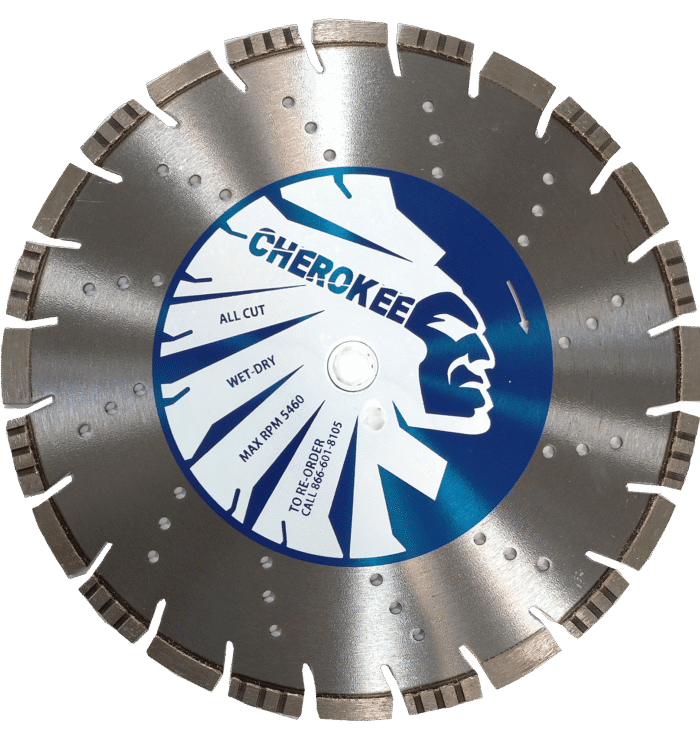 cherokee all cut diamond blade