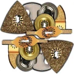 Sharpening tools with various blades and abrasive surfaces for precision cutting and grinding.