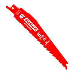 6-inch Diabolo bi-metal blade saw for woodworking and industrial cutting tools.