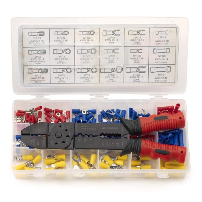 175PC SOLDERLESS TERMINAL KIT