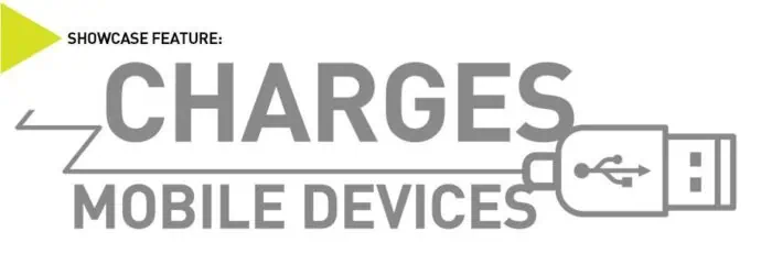 USB charging icon for mobile device charging stations at NIS Tools website.