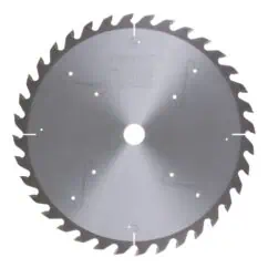 Arm or circular saw blade with sharp teeth, metallic finish, branded with "TENRYU," used for woodworking or cutting materials, high-precision industrial cutting tool, designed for professional use.