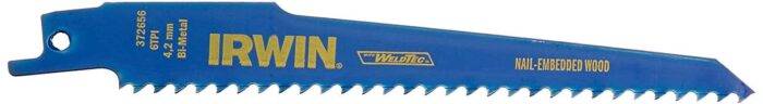 IRWIN BI-METAL RECIPROCATING SAW BLADES