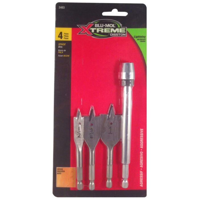 BLU-MOL X-TREME QUICK CHANGE SPADE BITS
