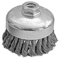Stainless Steel Knotted Wire Cup Brushes
