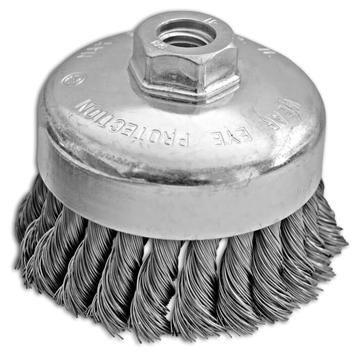 knotted wire cup brush