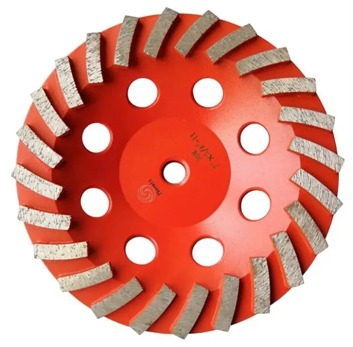 High-performance diamond-tipped circular saw blade for cutting hard materials, designed for construction and industrial use.