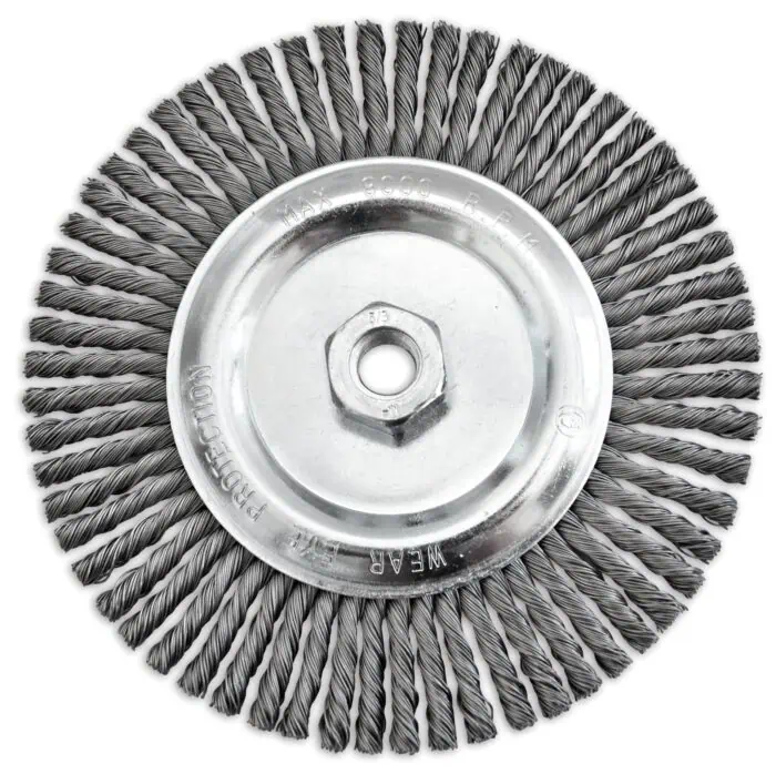 stringer bead twisted knot wire wheels